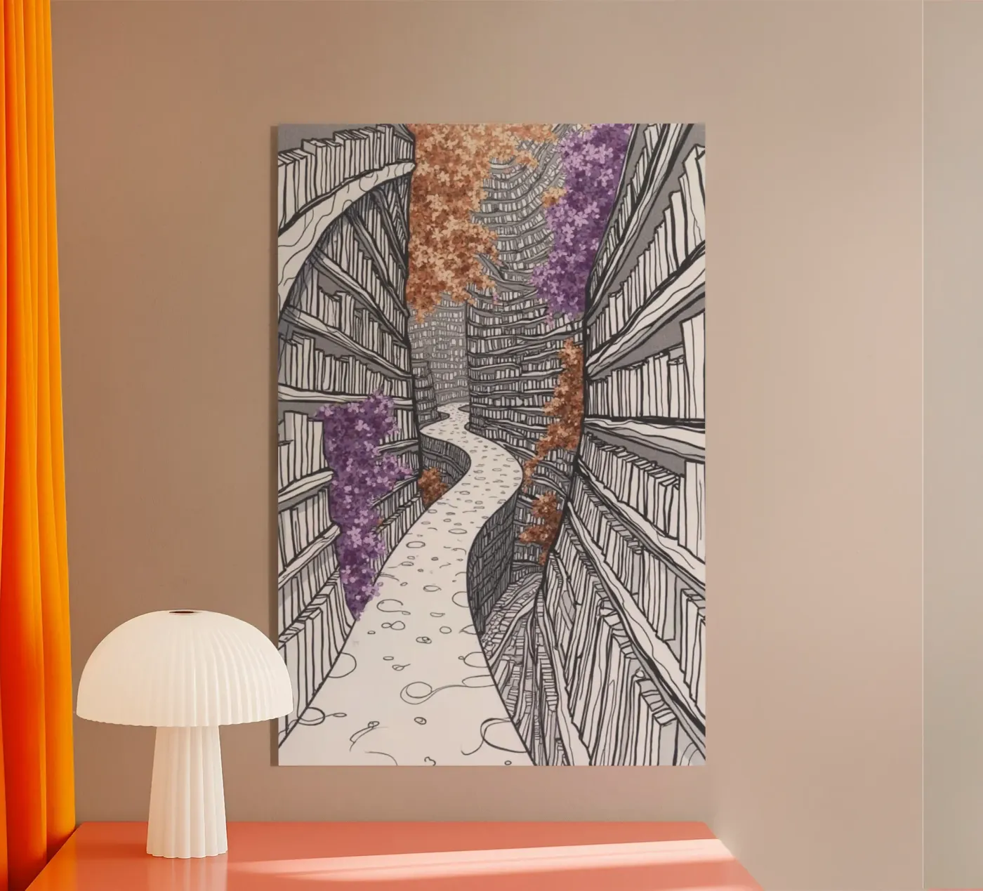 The Library Acryl-Glas von Dustlight Atelier