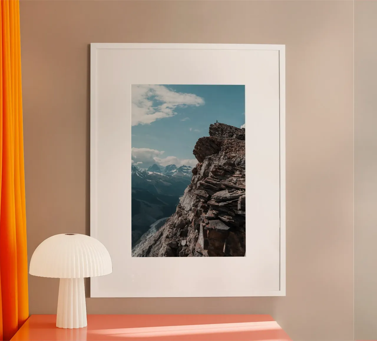 Sopra le Montagne Rocciose poster da StillVibe Home