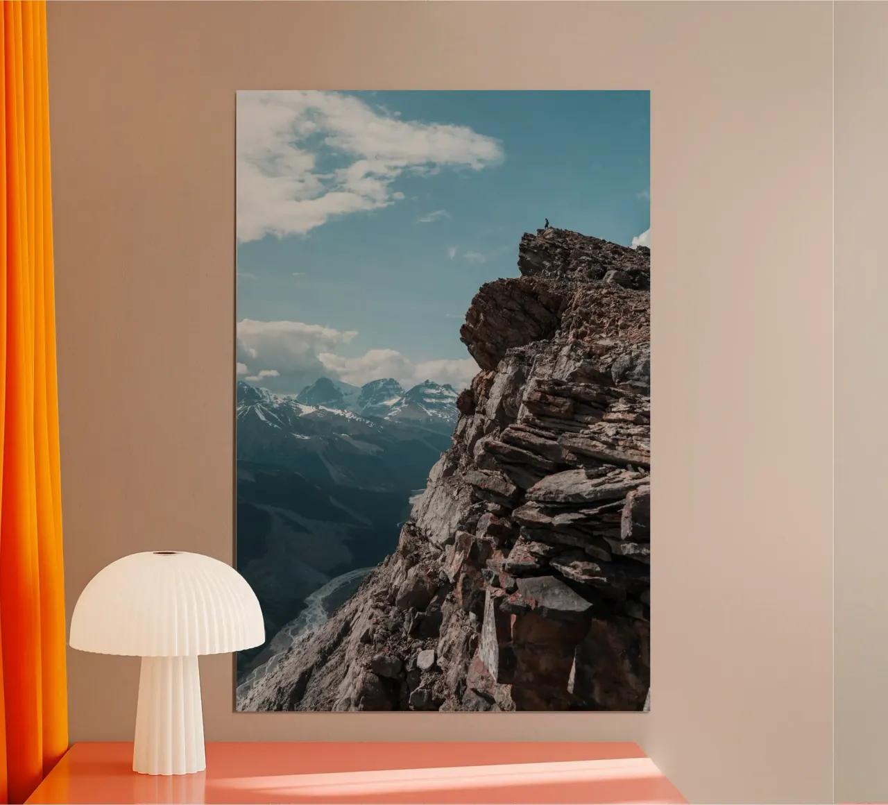 Sopra le Montagne Rocciose poster da StillVibe Home