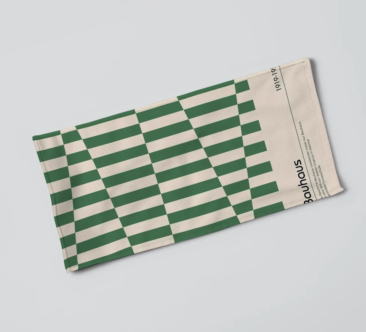 triangoli strisce linee asciugamano da bagno da David Taylor