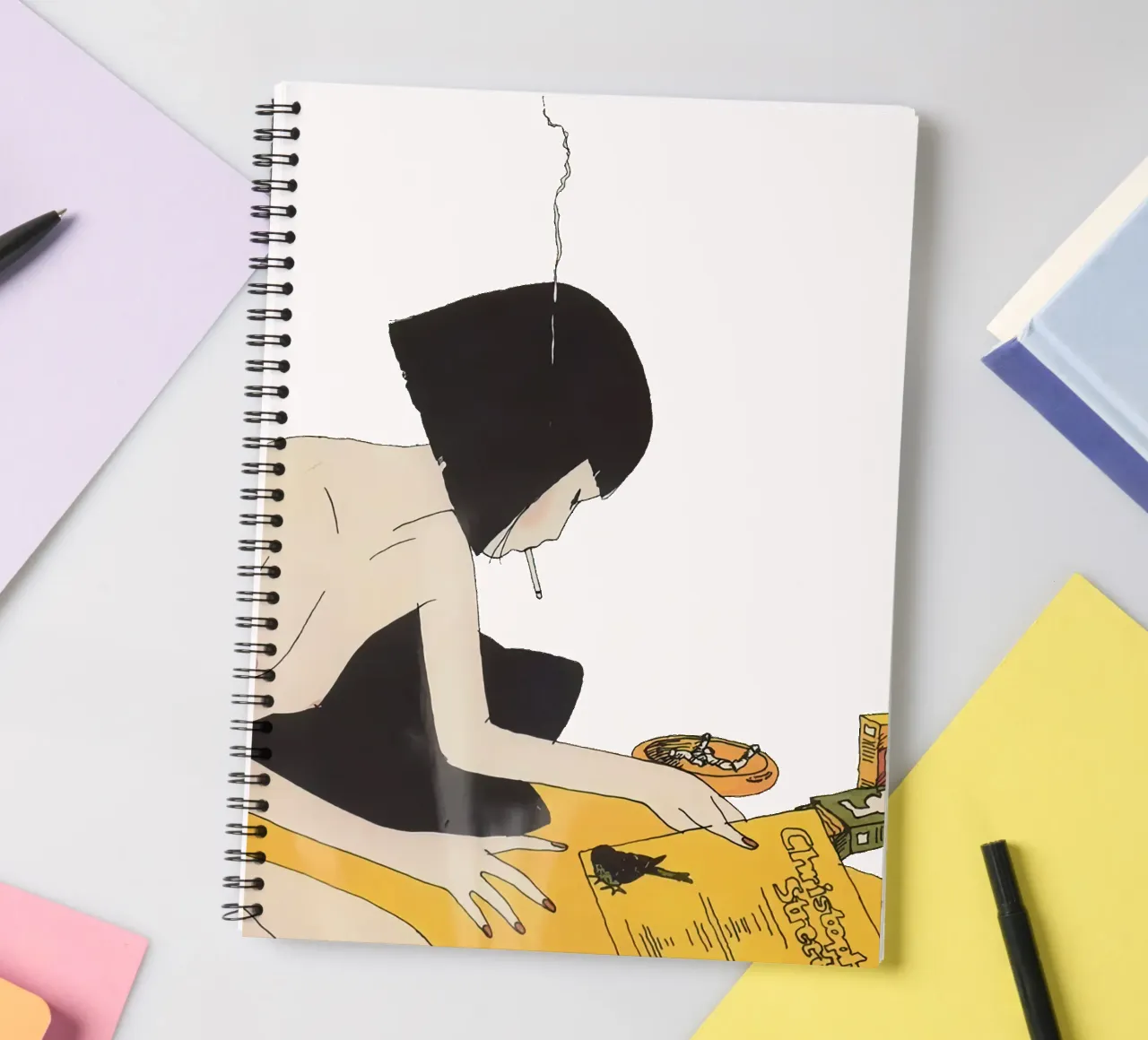 banda de lámparas - dream yume cuaderno de espiral de ManondeShop