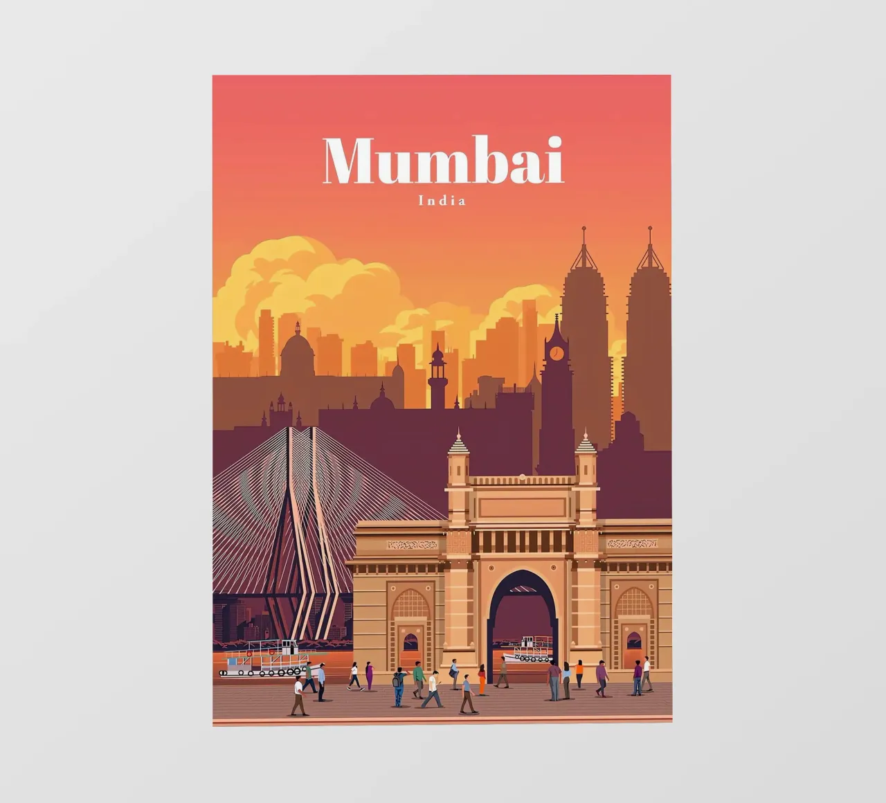 Viaggio a Mumbai telo in pvc da Guy