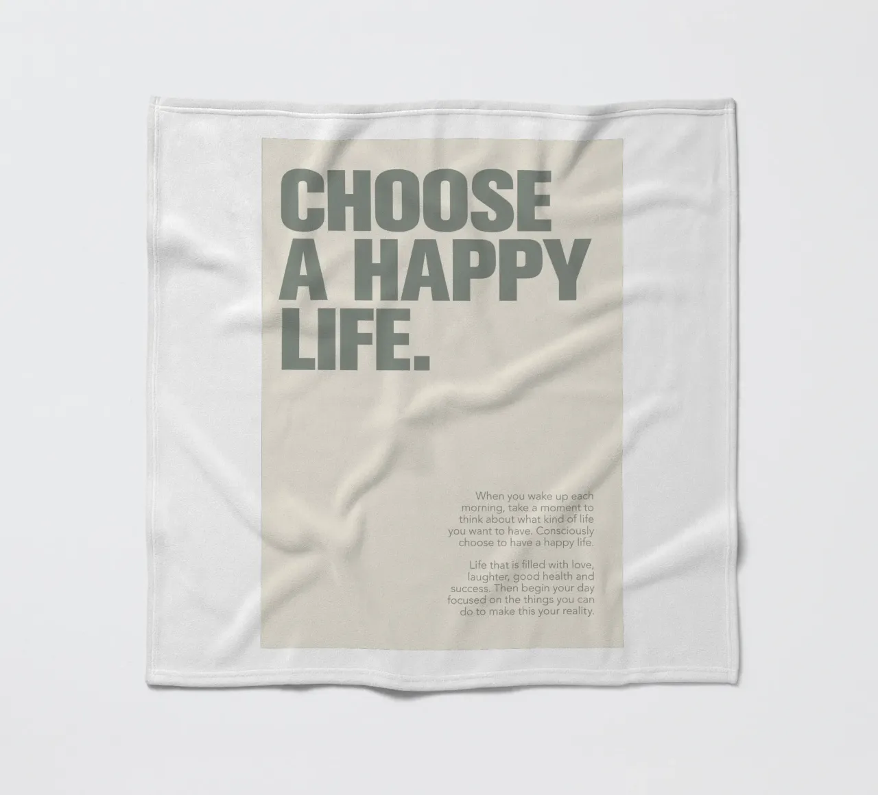 Text Motivation Zitat Inspiration Fleecedecke von Adam Murray