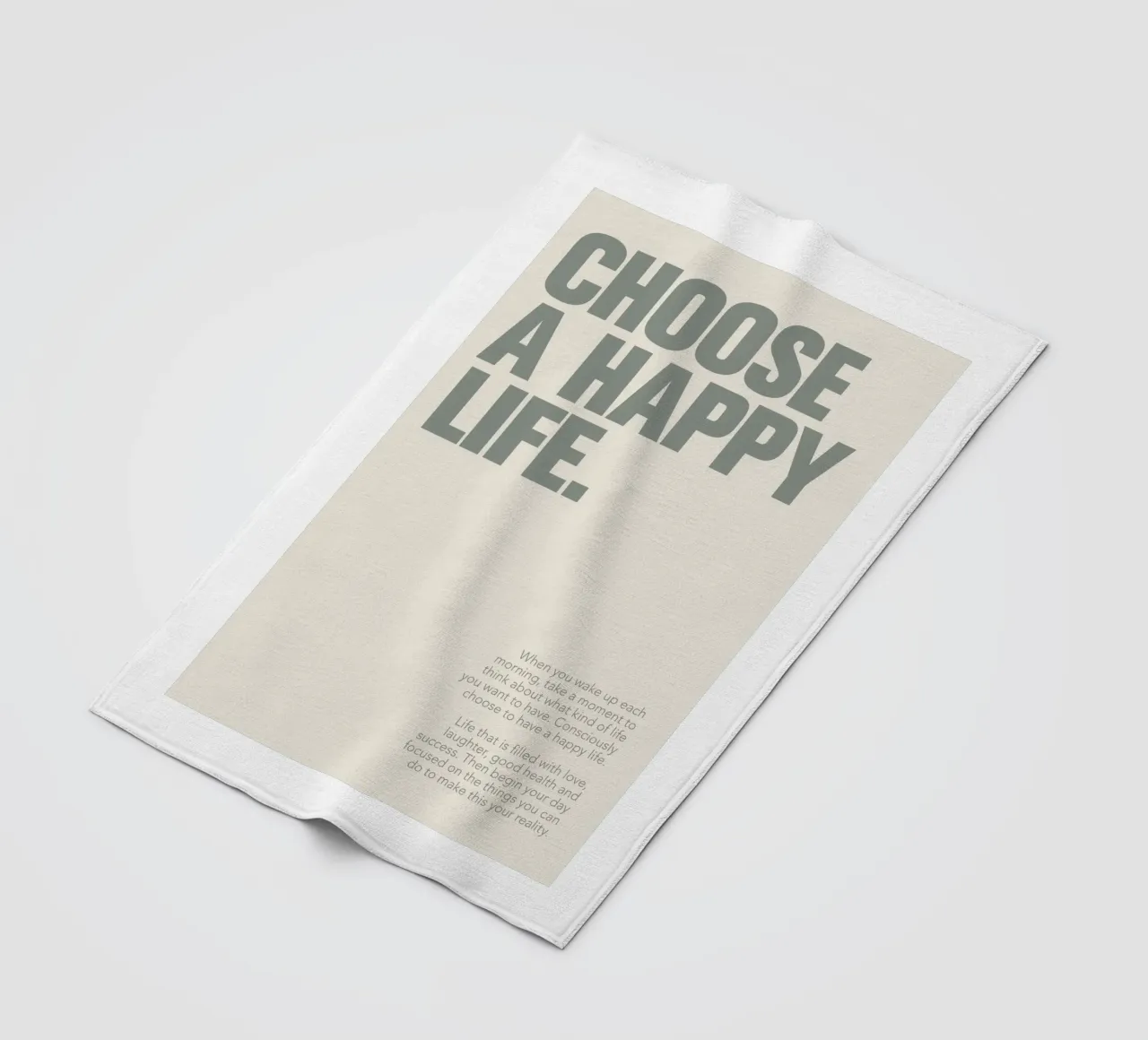 Text Motivation Zitat Inspiration Fleecedecke von Adam Murray