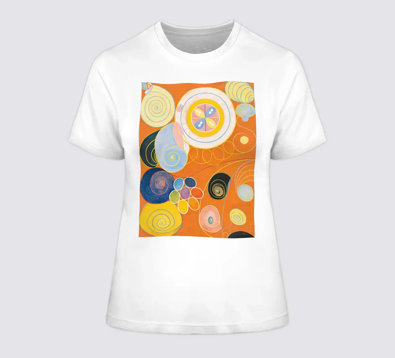 No. 3. I dieci più grandi, Gioventù (1907) di Hilma af Klint t-shirt da donna da Venus Art