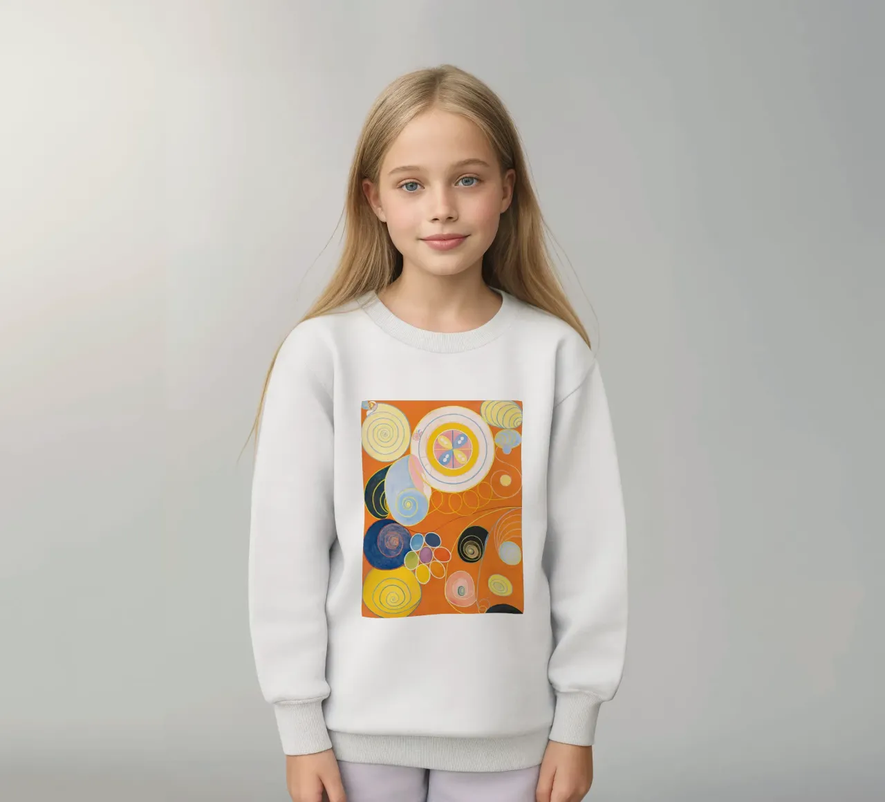 No. 3. I dieci più grandi, Gioventù (1907) di Hilma af Klint felpa bambino da Venus Art
