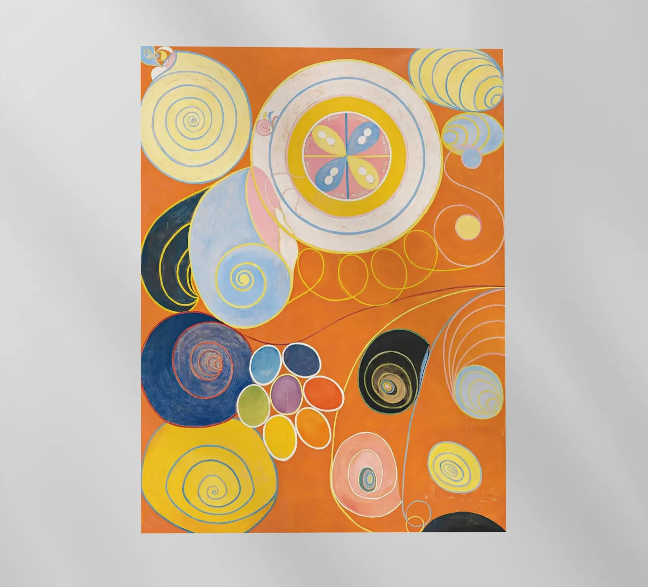 No. 3. I dieci più grandi, Gioventù (1907) di Hilma af Klint pellicola backlit da Venus Art