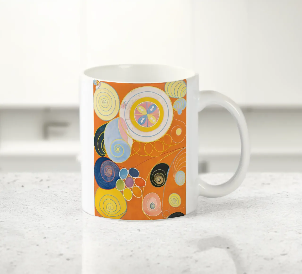 No. 3. I dieci più grandi, Gioventù (1907) di Hilma af Klint tazza in ceramica da Venus Art