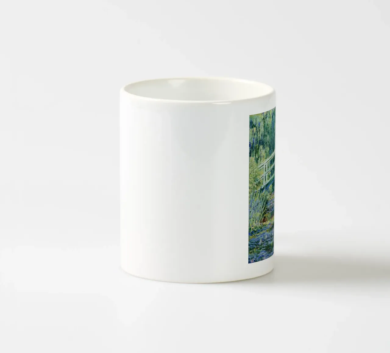 Ninfee e ponte giapponese (1899) di Claude Monet tazza in ceramica da Classic Art Prints