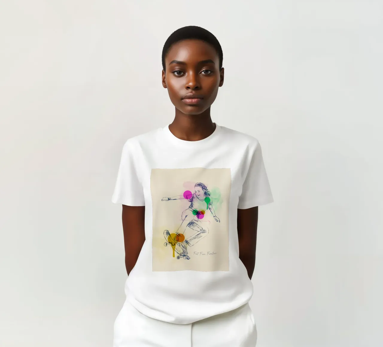 Fast. Free. Fearless. t-shirt da Indigo Rain