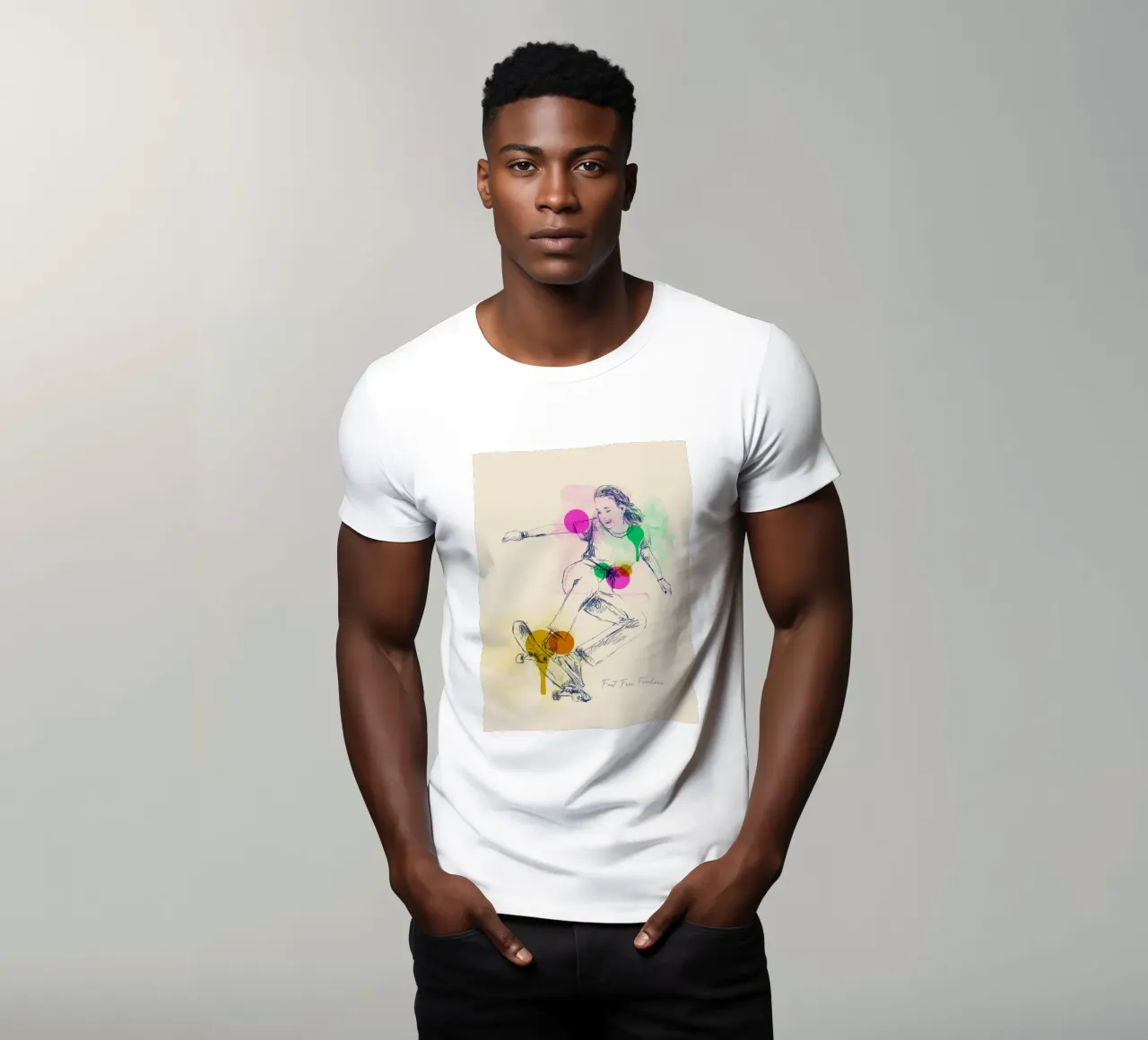 Fast. Free. Fearless. t-shirt da Indigo Rain