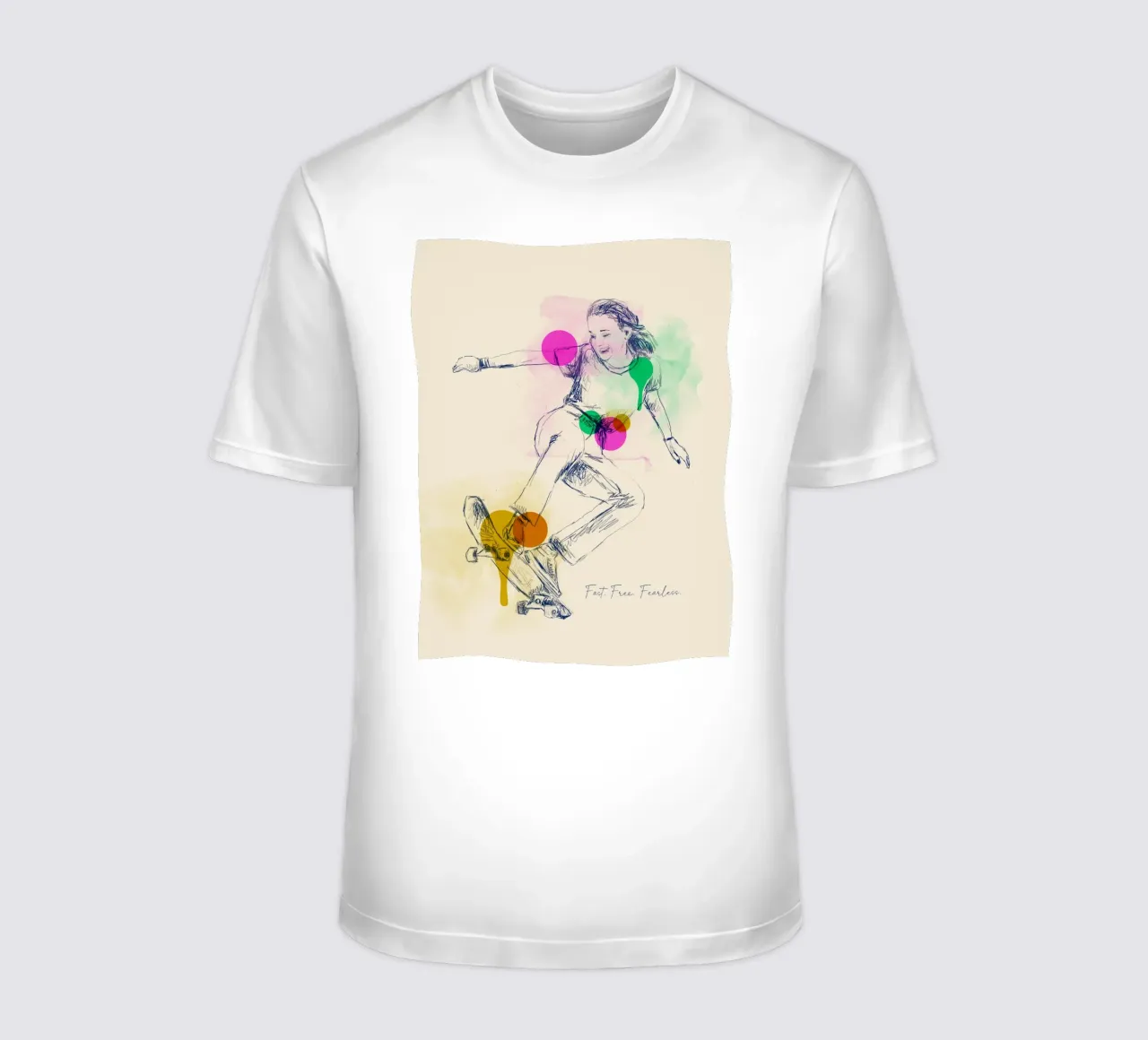Fast. Free. Fearless. t-shirt da Indigo Rain