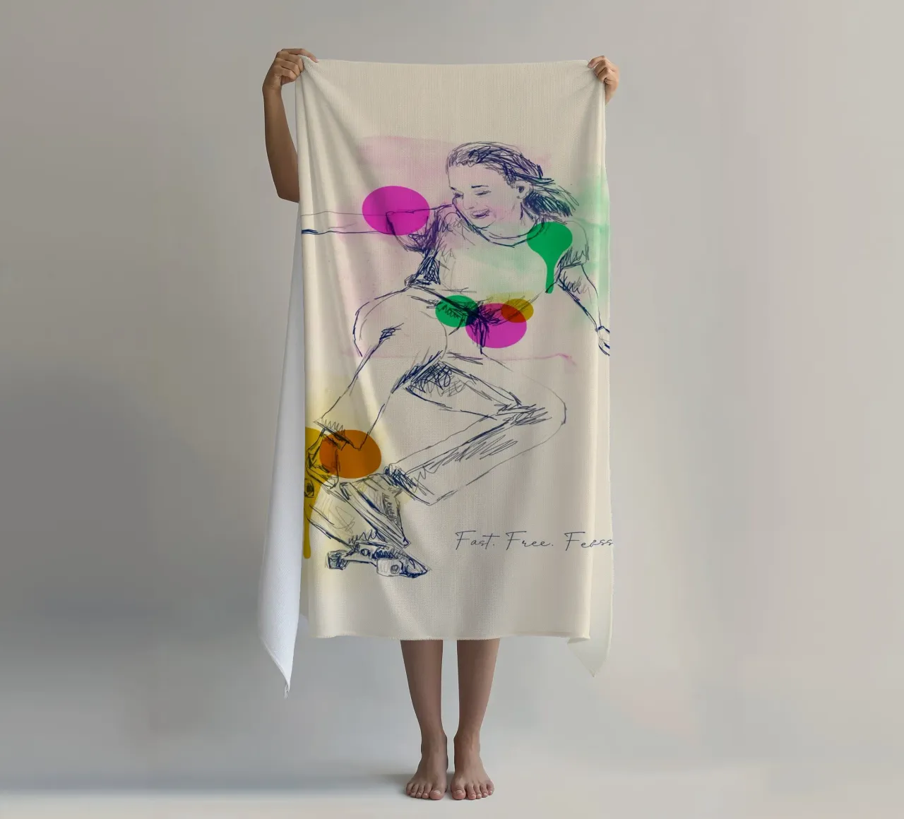 Fast. Free. Fearless. telo mare da Indigo Rain
