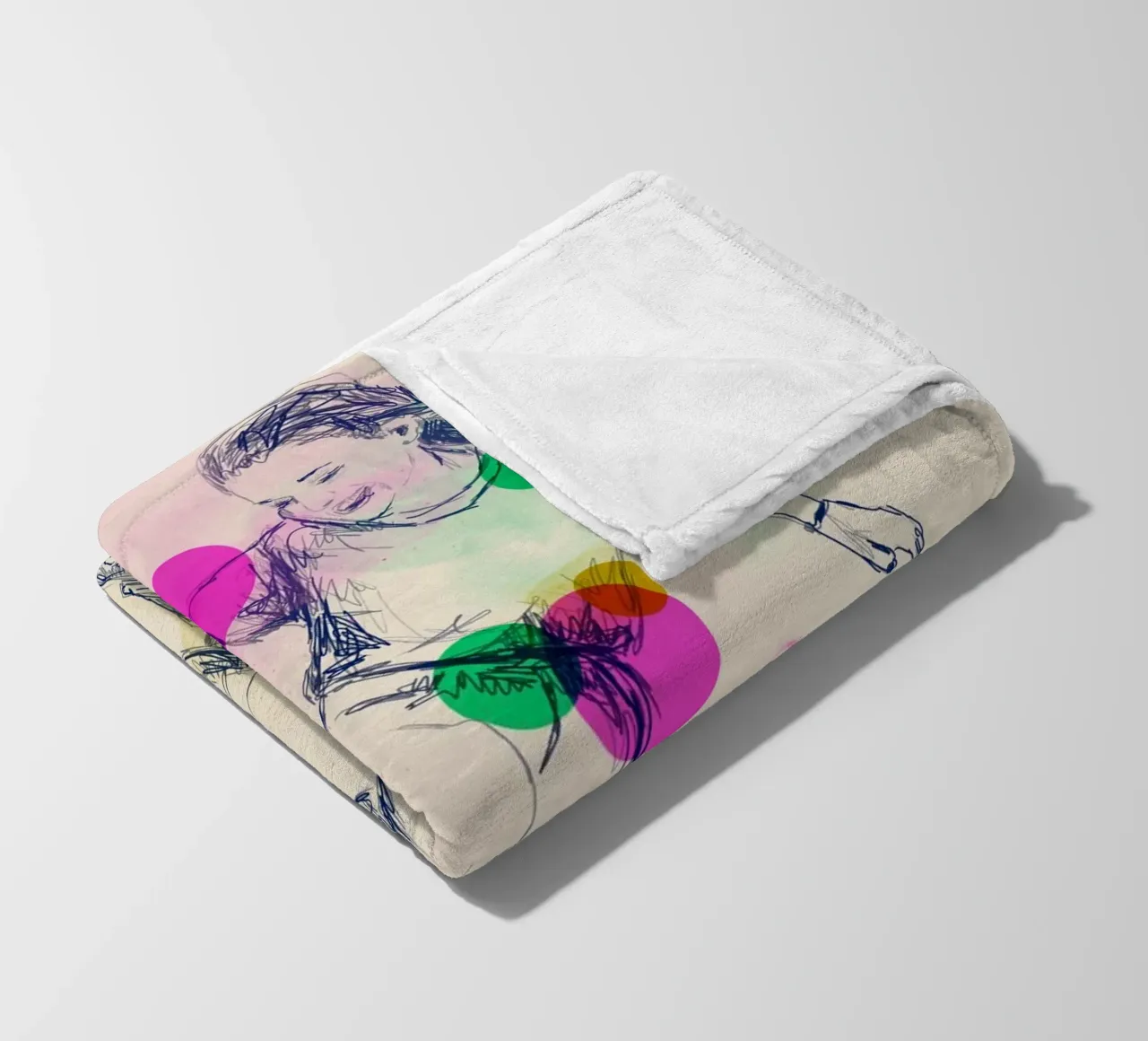 Fast. Free. Fearless. coperta in pile da Indigo Rain
