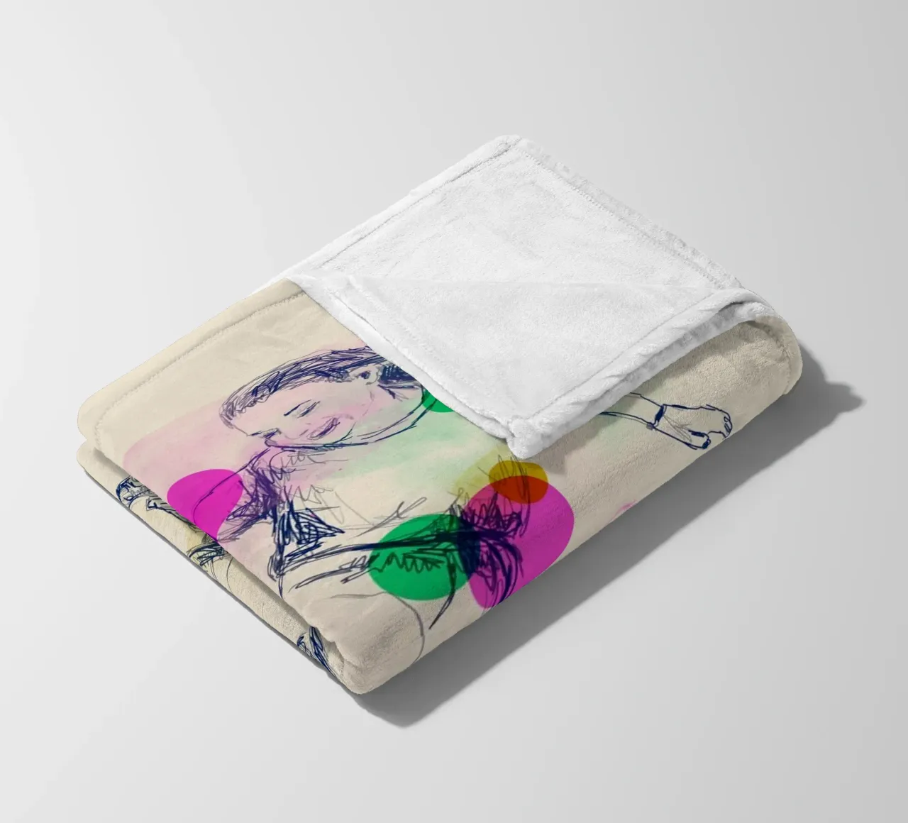Fast. Free. Fearless. coperta in pile da Indigo Rain