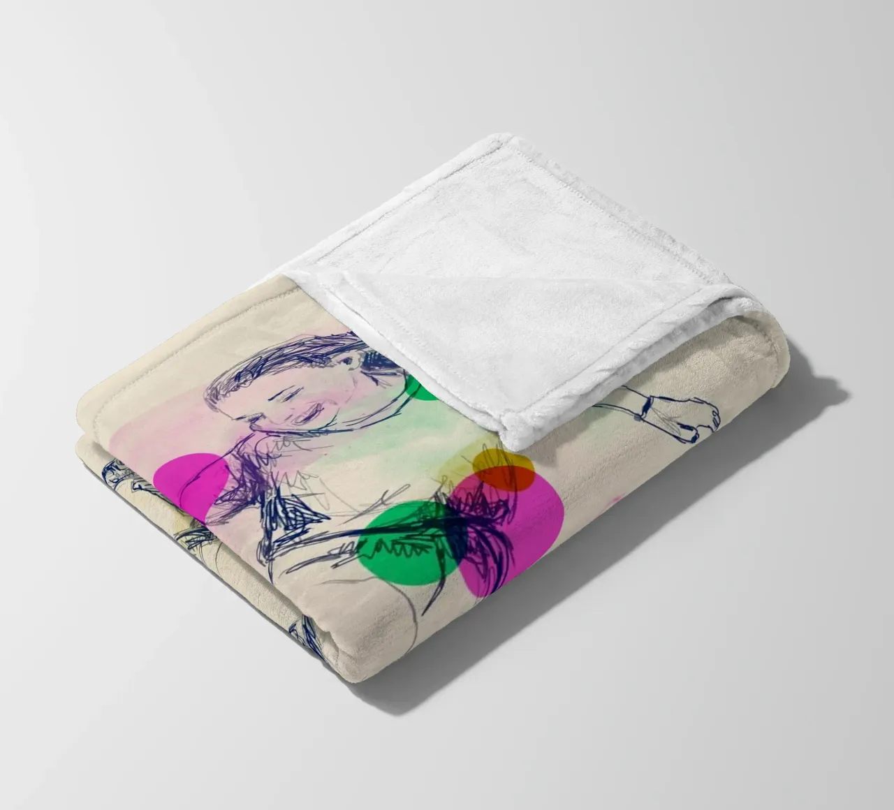 Fast. Free. Fearless. coperta in pile da Indigo Rain