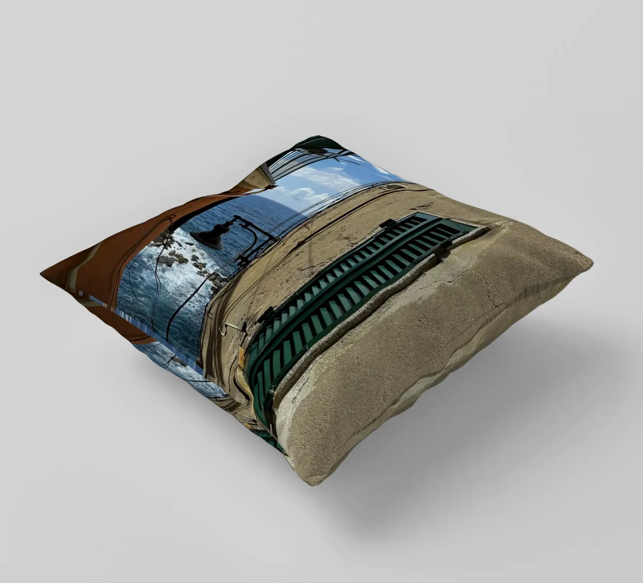Italien Boulevard decorative cushion by ChiasMata CozMos