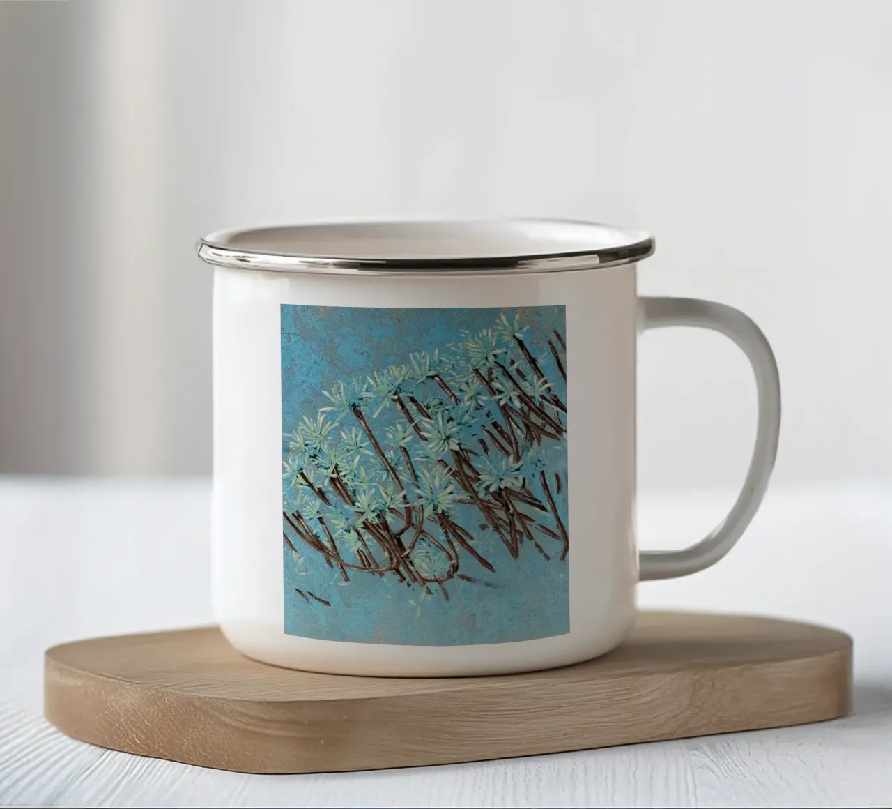 Azzure Azzuro tazza in smalto da ChiasMata CozMos