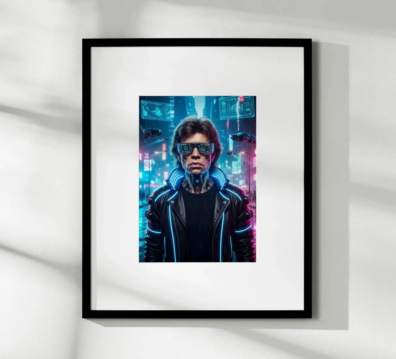 Mick Jagger - Cyber Punk art style carta hahnemühle da Lembayung art