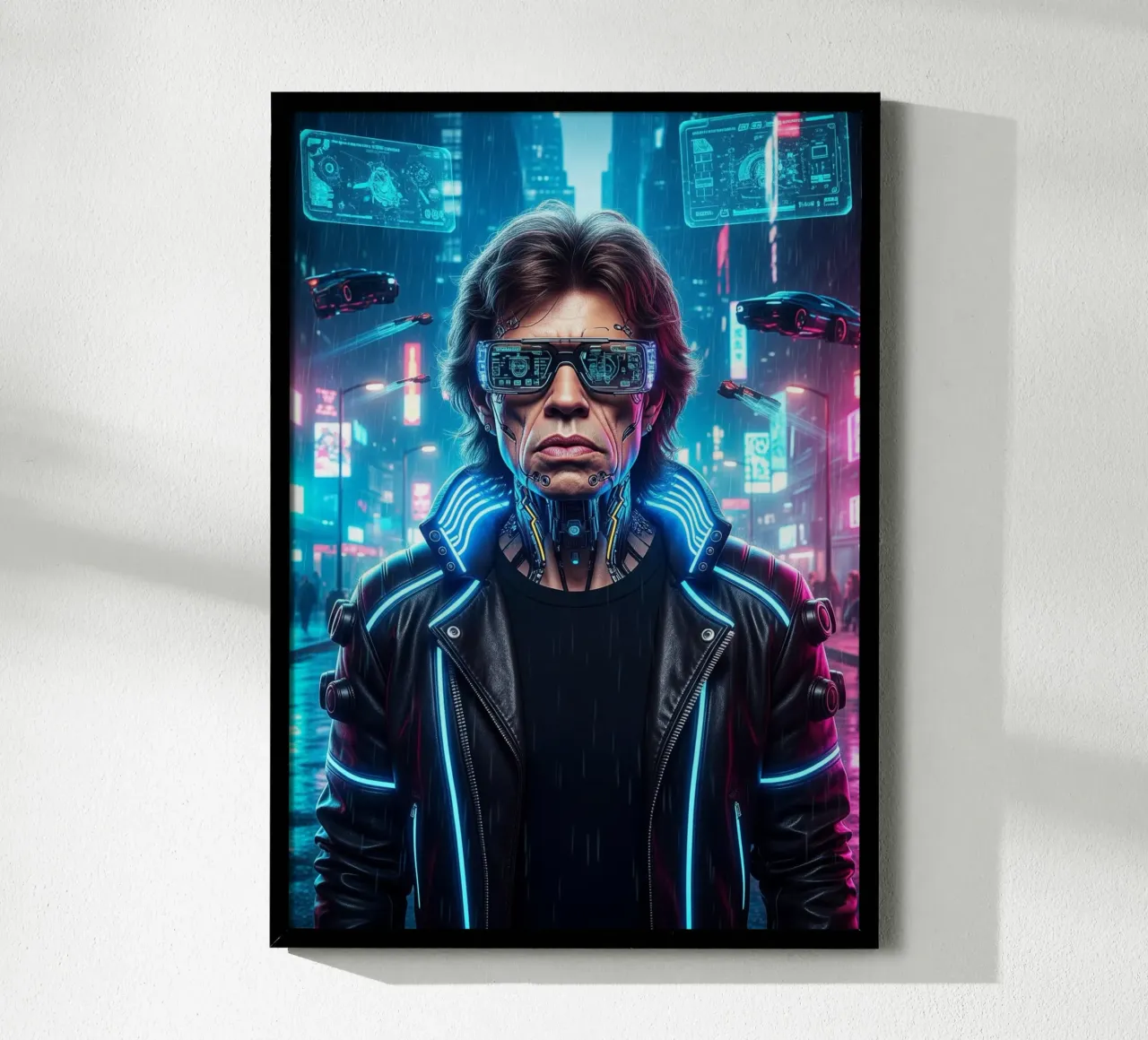 Mick Jagger - Cyber Punk art style carta hahnemühle da Lembayung art