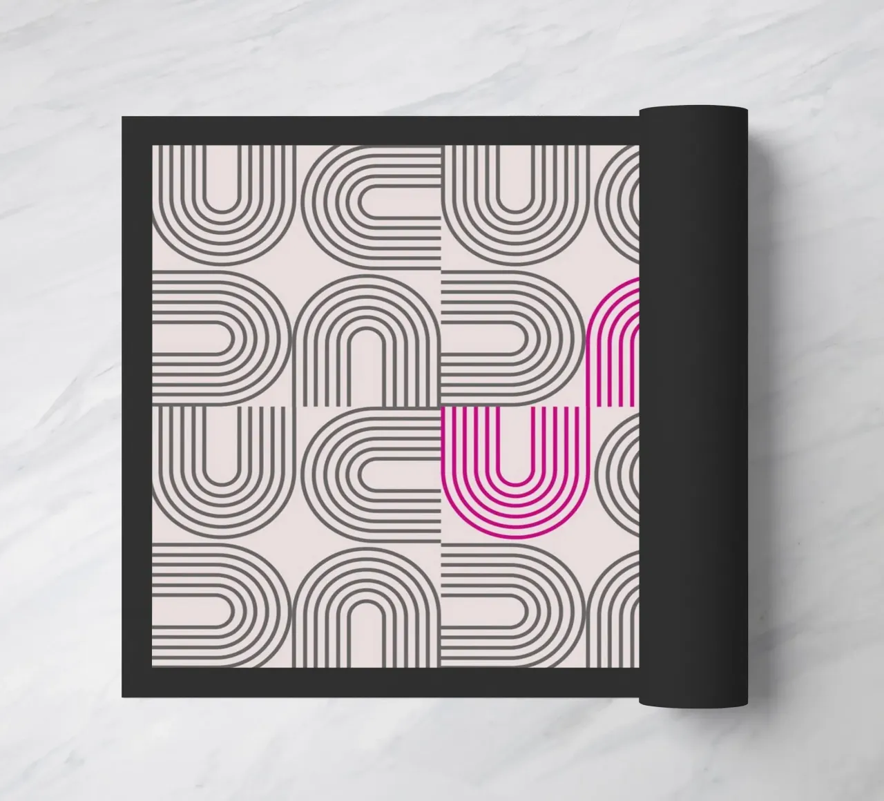 Tipografia Pop Art - Stampa DADA in Magenta zerbino da Studio Vibe