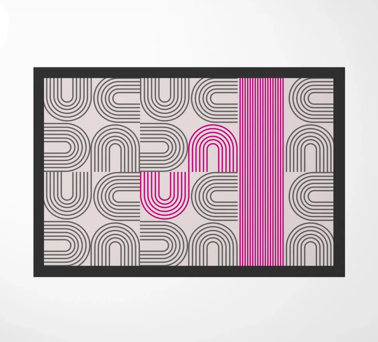 Tipografia Pop Art - Stampa DADA in Magenta zerbino da Studio Vibe