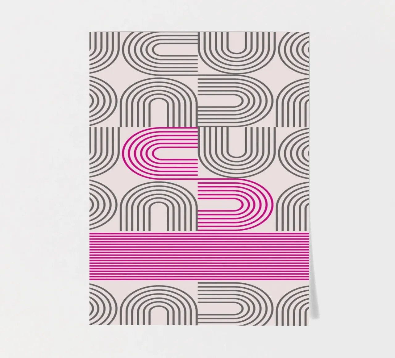 Typography Pop Art - DADA Print in Magenta sticker sheet by Studio Vibe