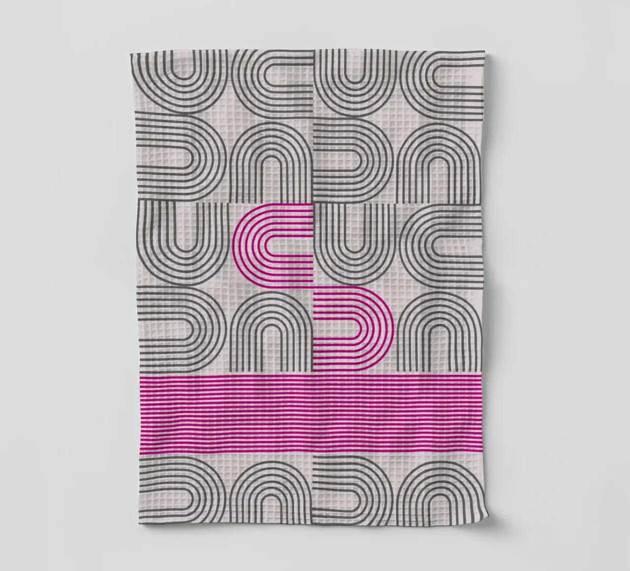 Tipografia Pop Art - Stampa DADA in Magenta canovaccio da cucina da Studio Vibe