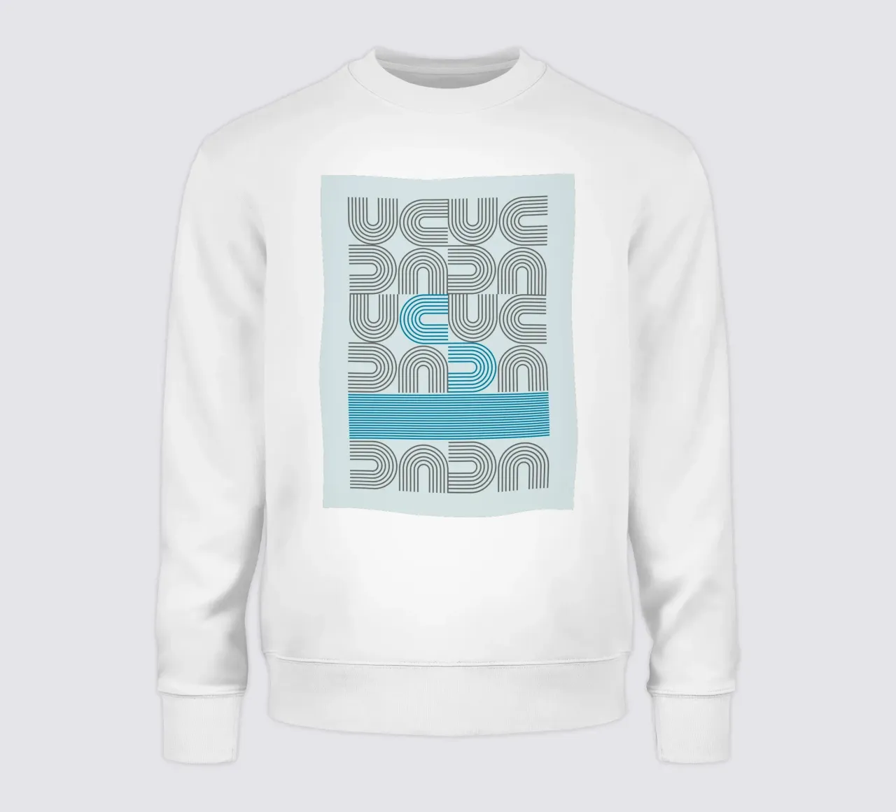 Typo Design Line Art - DADA Retro Style sweatshirt by Studio Vibe