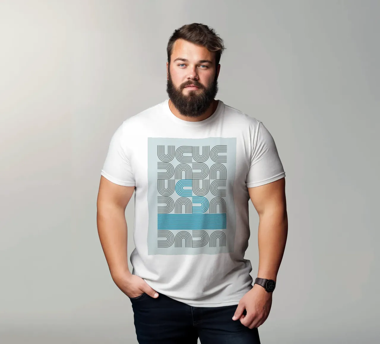Typo Design Line Art - DADA Retro Style camiseta de Studio Vibe