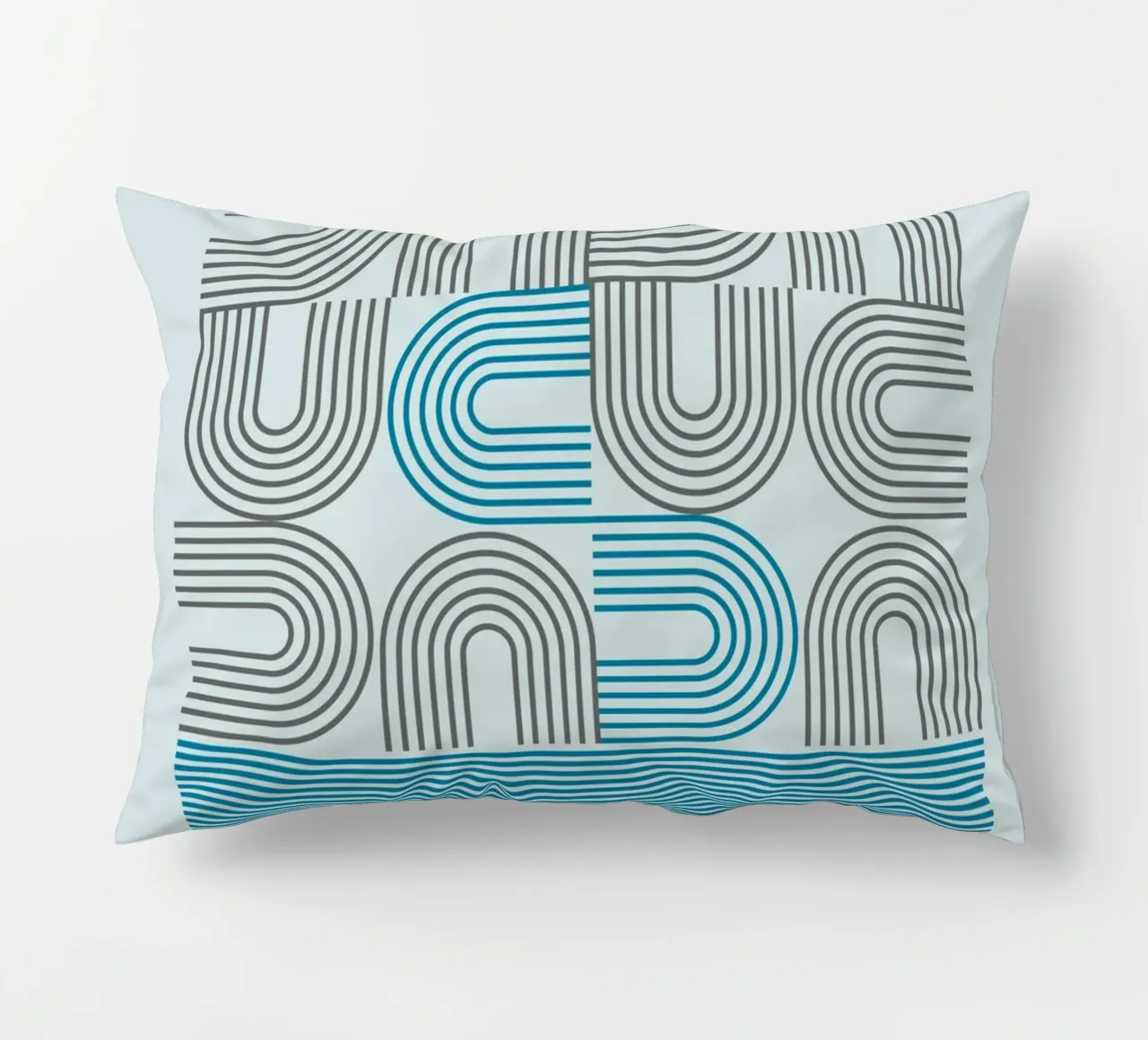 Typo Design Line Art - DADA Retro Style decorative cushion by Studio Vibe