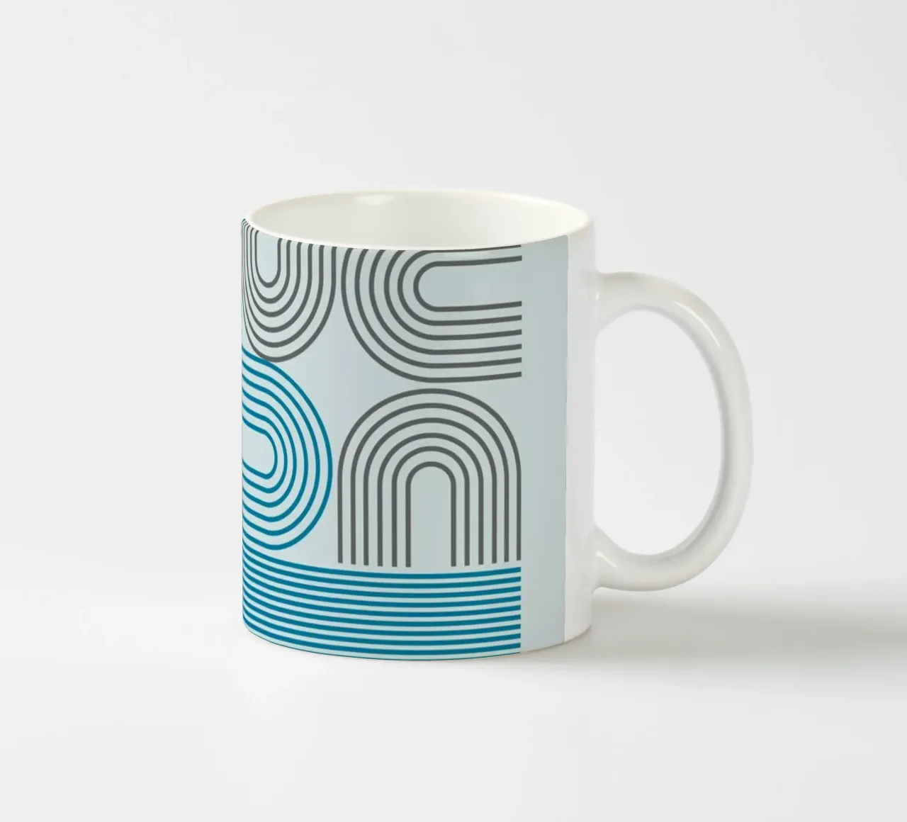 Typo Design Line Art - DADA Retro Style taza de cerámica de Studio Vibe