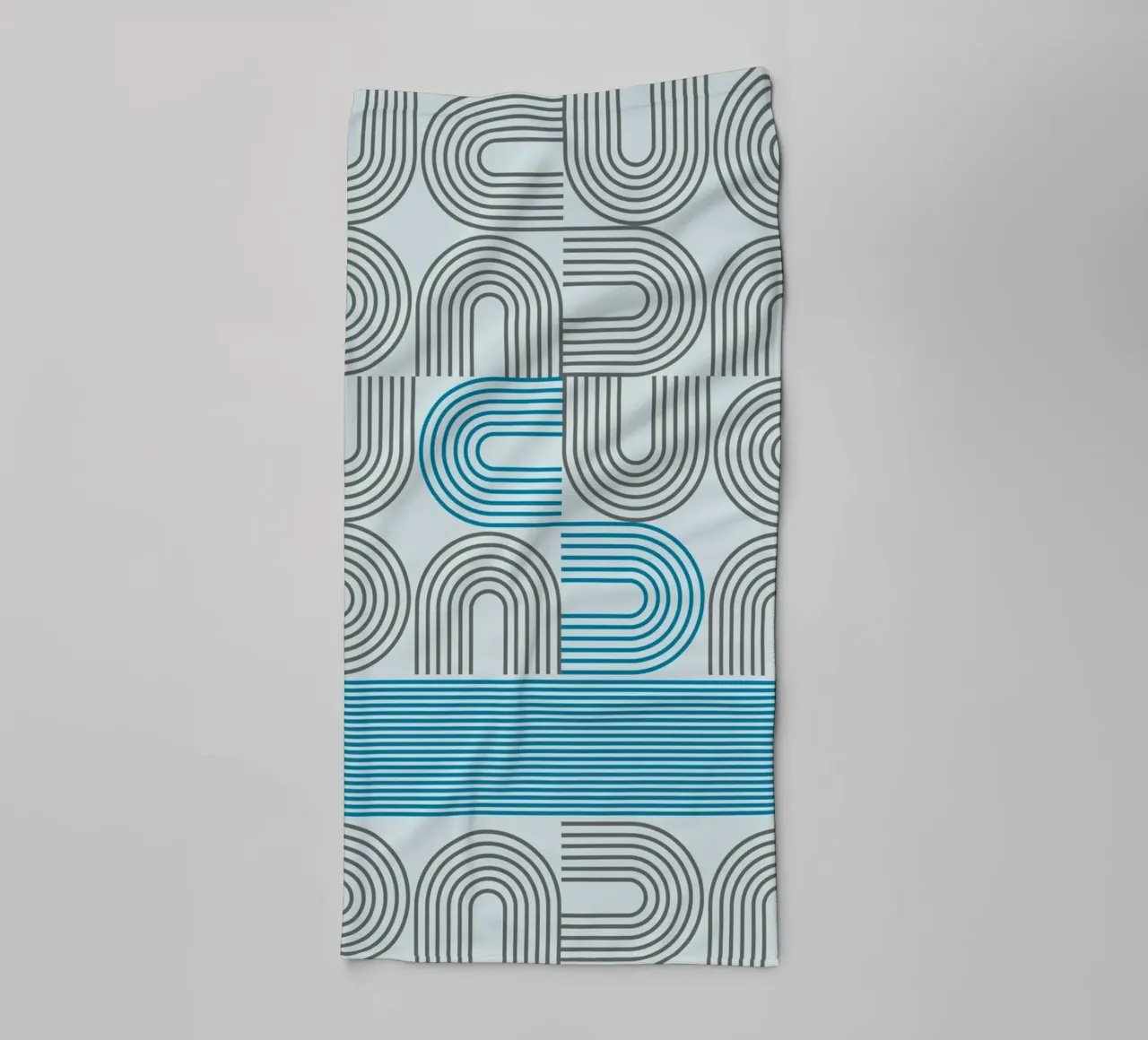 Typo Design Line Art - DADA Retro Style toalla de baño de Studio Vibe