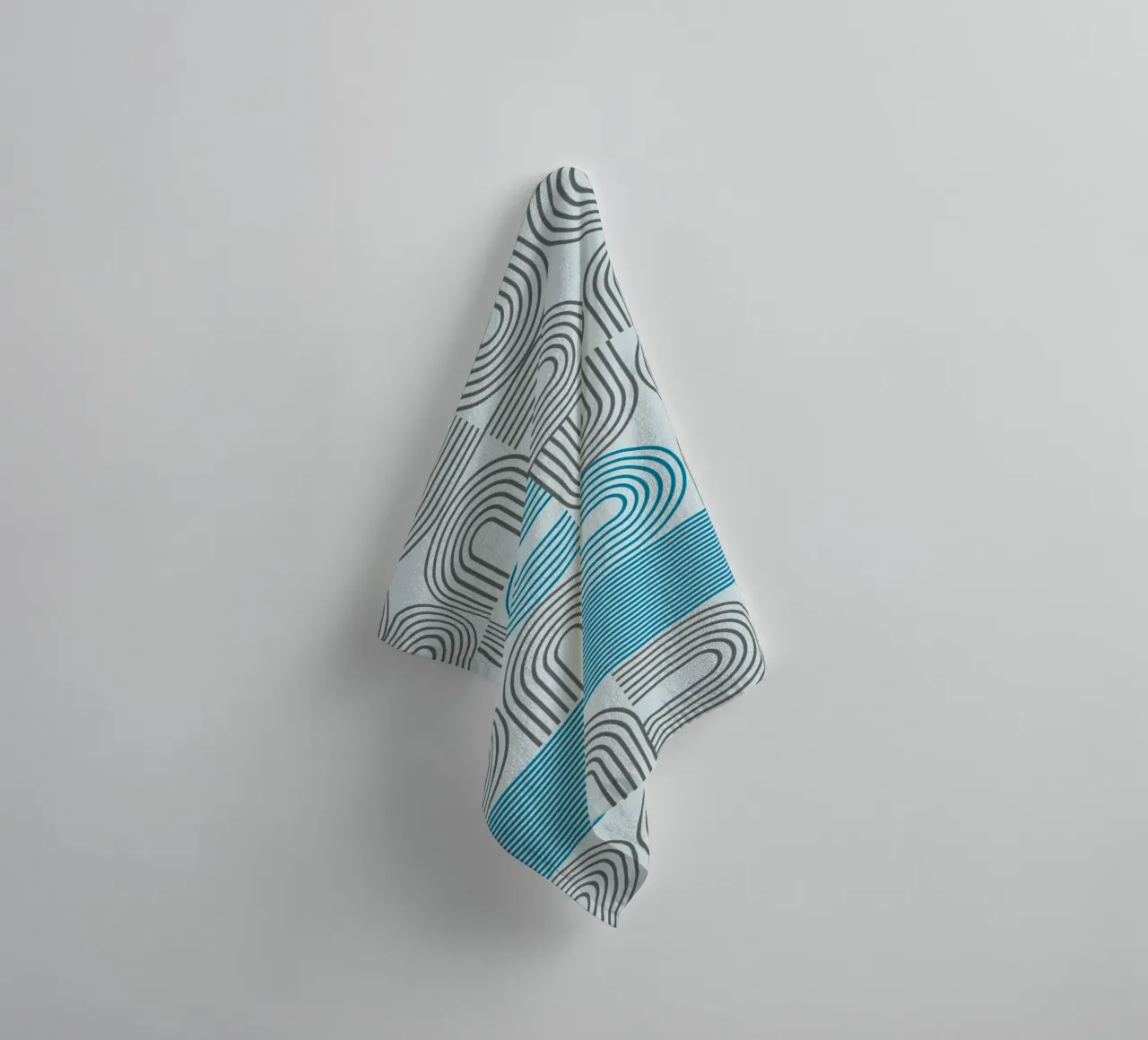 Typo Design Line Art - DADA Retro Style toalla de baño de Studio Vibe