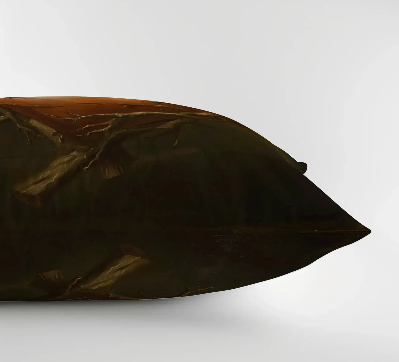 Scultura a forma di cuore intrecciata con rami nodosi cuscino da DesignDoodle