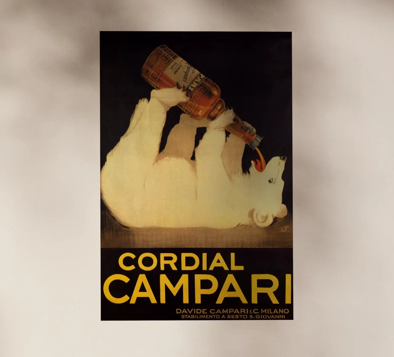 Cordial Campari pellicola backlit da Maya Elliott