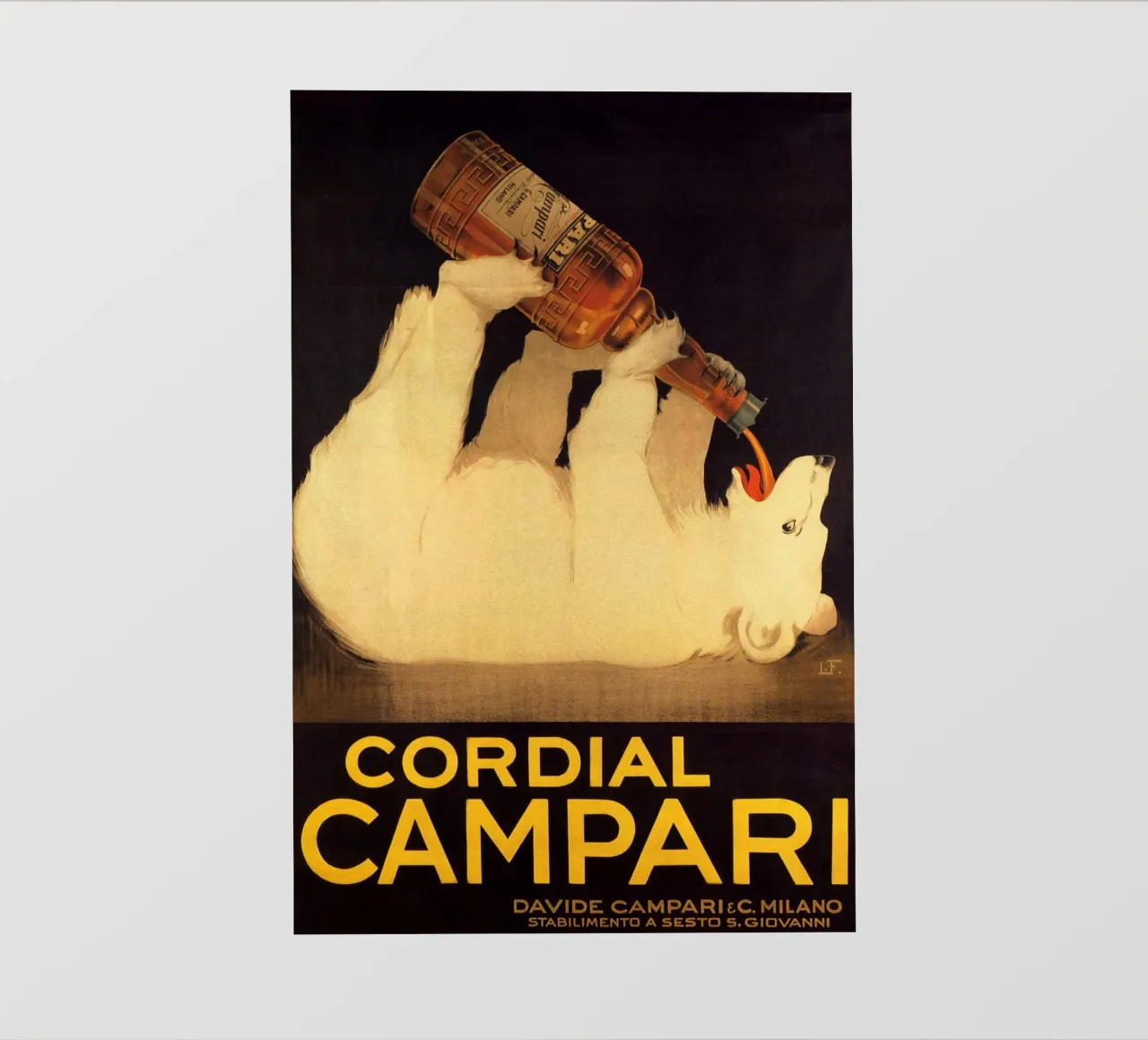 Cordial Campari pellicola backlit da Maya Elliott