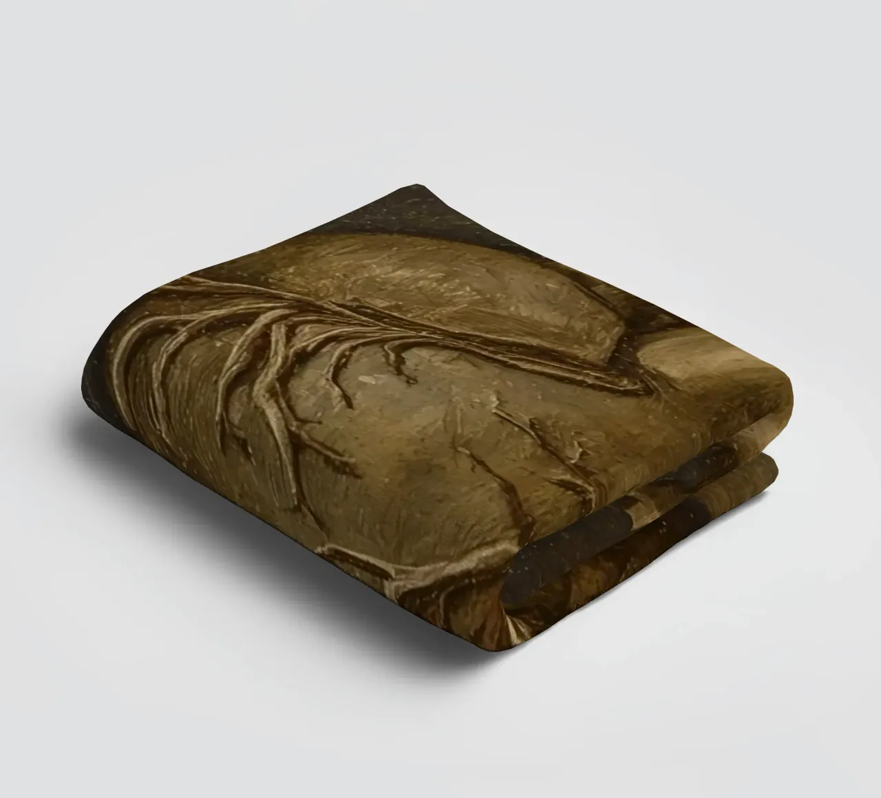 Human heart with tree-like structures in a dark background towel by DesignDoodle