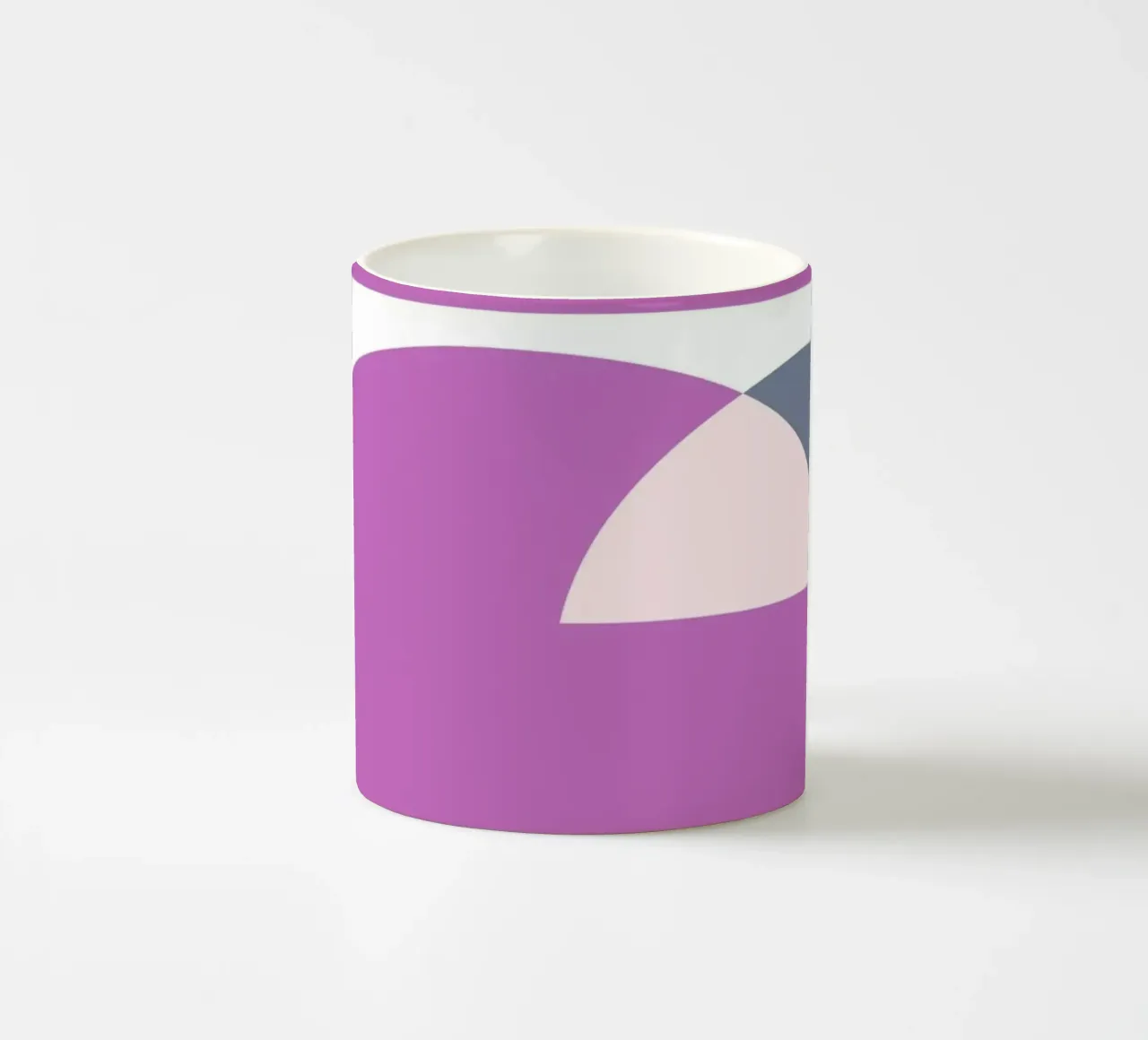 Grafica Bauhaus - Design geometrico in rosa tazza in ceramica da Studio Vibe
