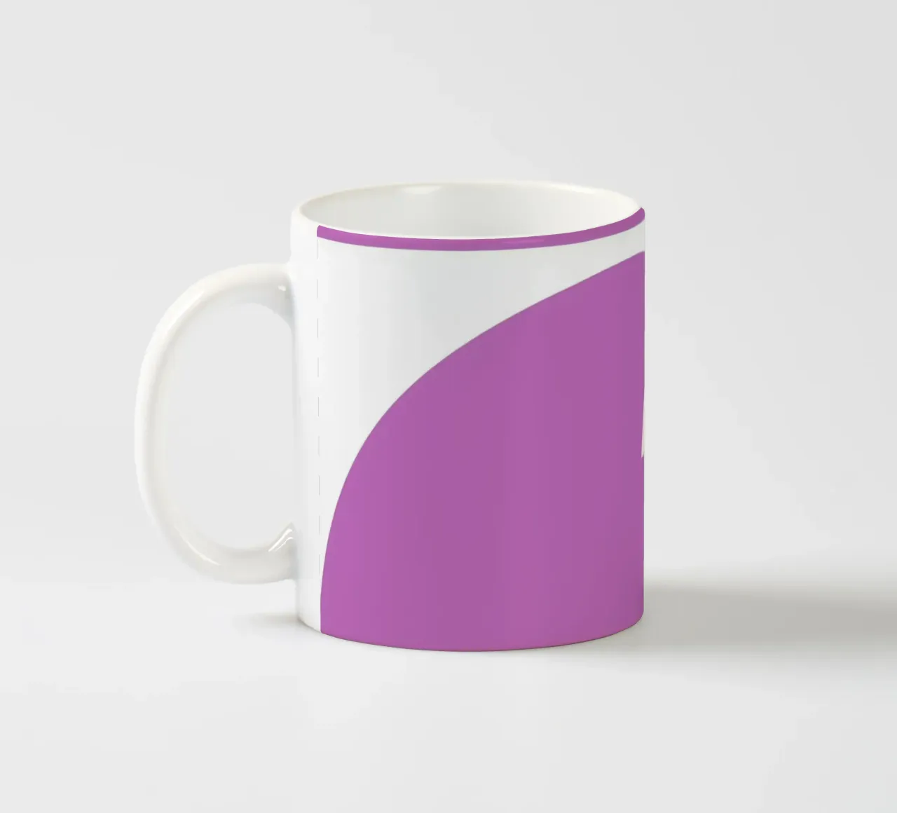 Grafica Bauhaus - Design geometrico in rosa tazza in ceramica da Studio Vibe