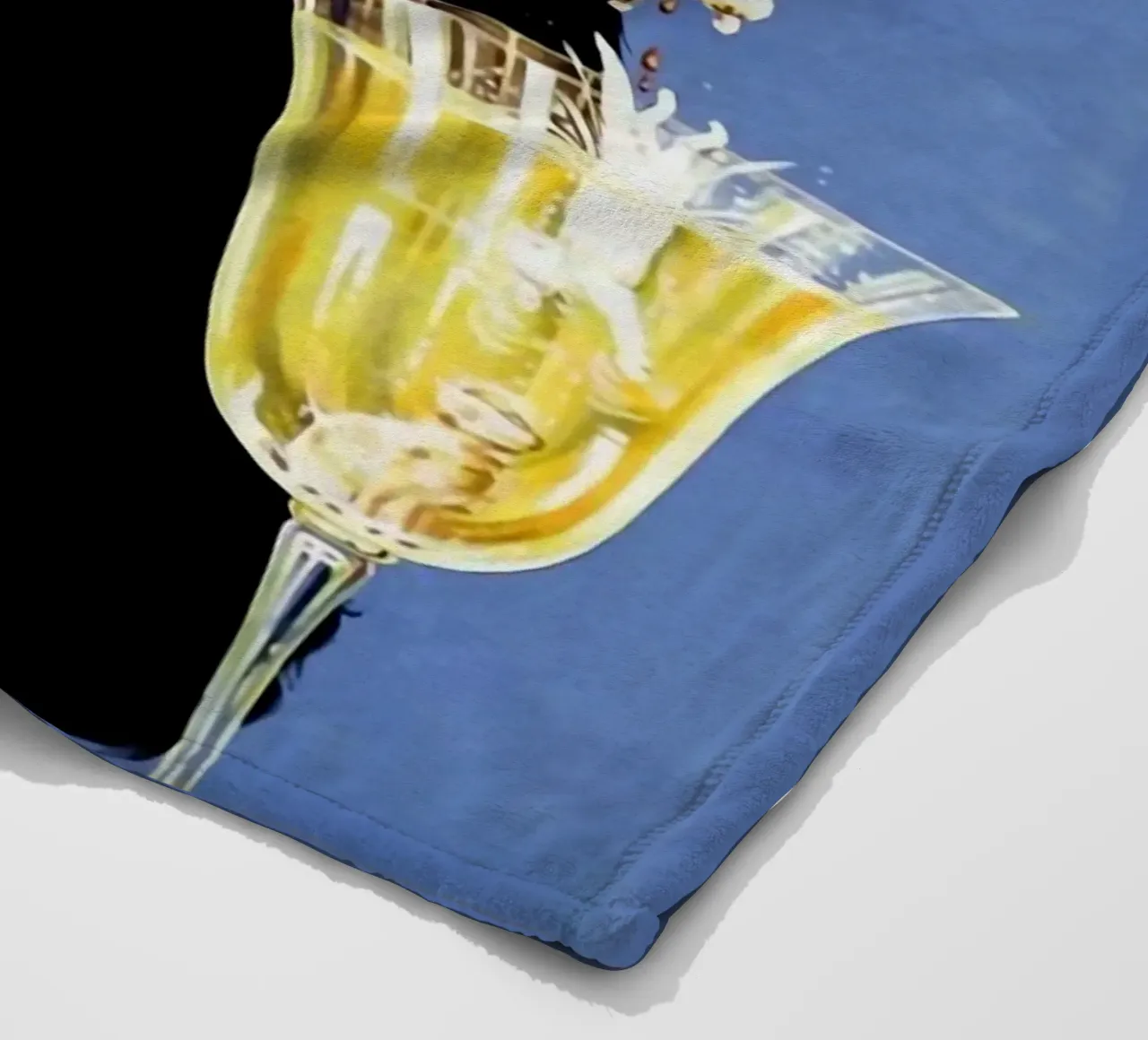 Mix Your Drinks with Catz Bitters fleece blanket by Maya Elliott
