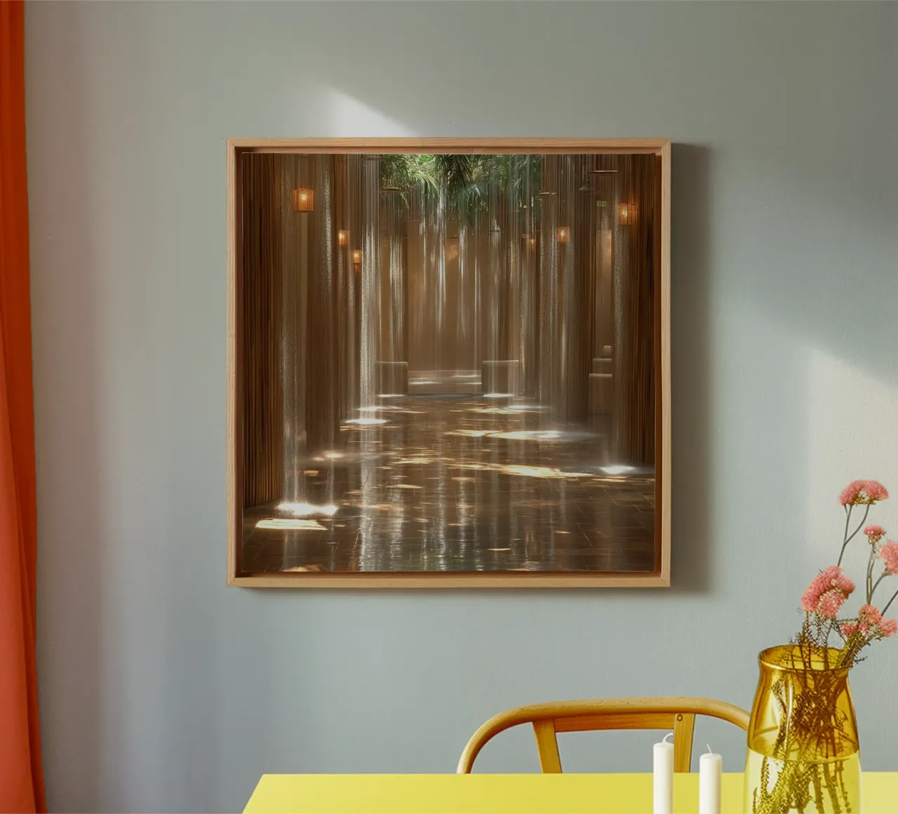 Bali Serenity Rituals tela con Cornice a cassetta da Wanderlust Vibes
