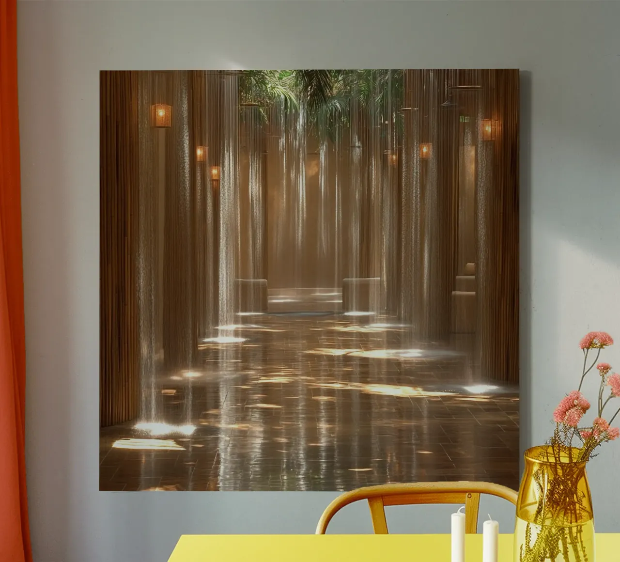 Bali Serenity Rituals tela con Cornice a cassetta da Wanderlust Vibes