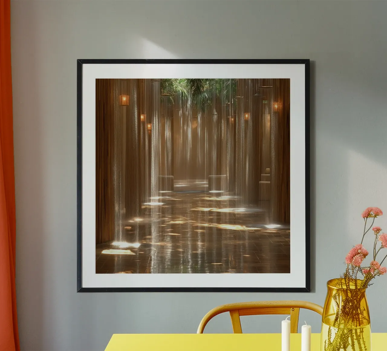 Bali Serenity Rituals poster con telaio in legno da Wanderlust Vibes