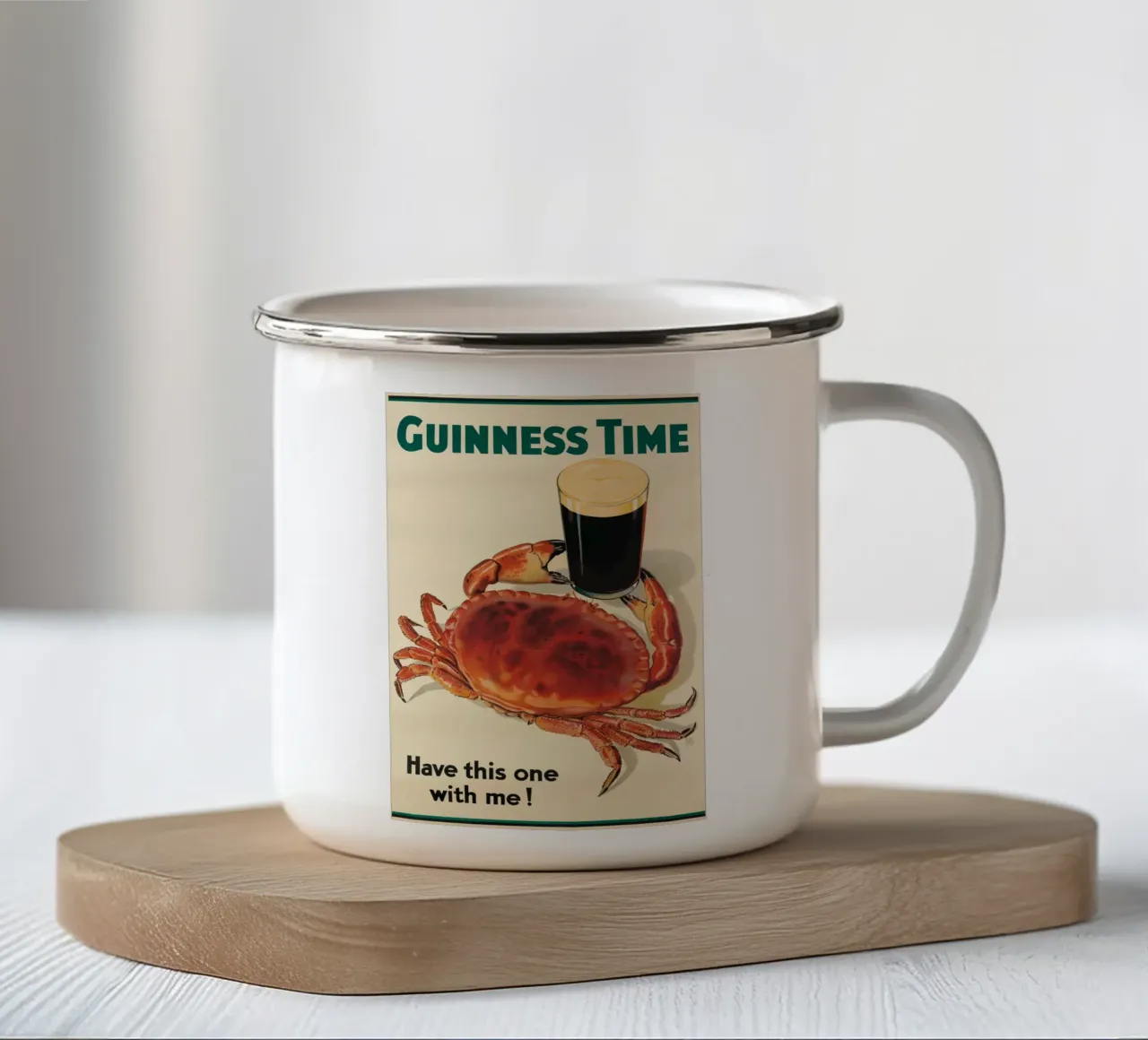 Prendete questo con me tazza in smalto da Maya Elliott
