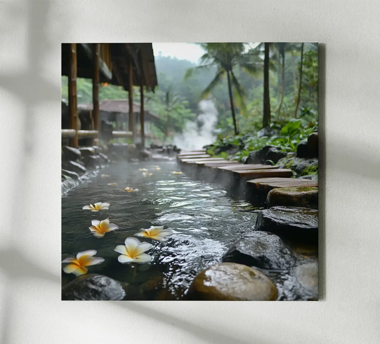 Bali Serenity Rituals tela con Cornice a cassetta da Wanderlust Vibes