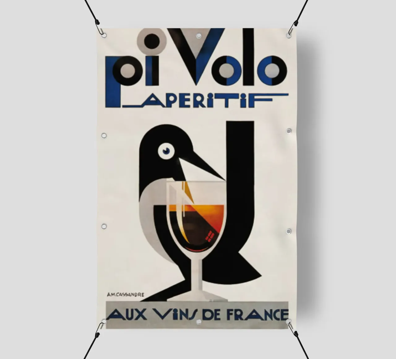 Pivolo Aperitif telo in pvc da Maya Elliott