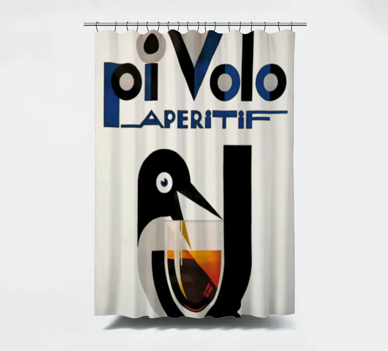 Pivolo Aperitif tenda da doccia da Maya Elliott