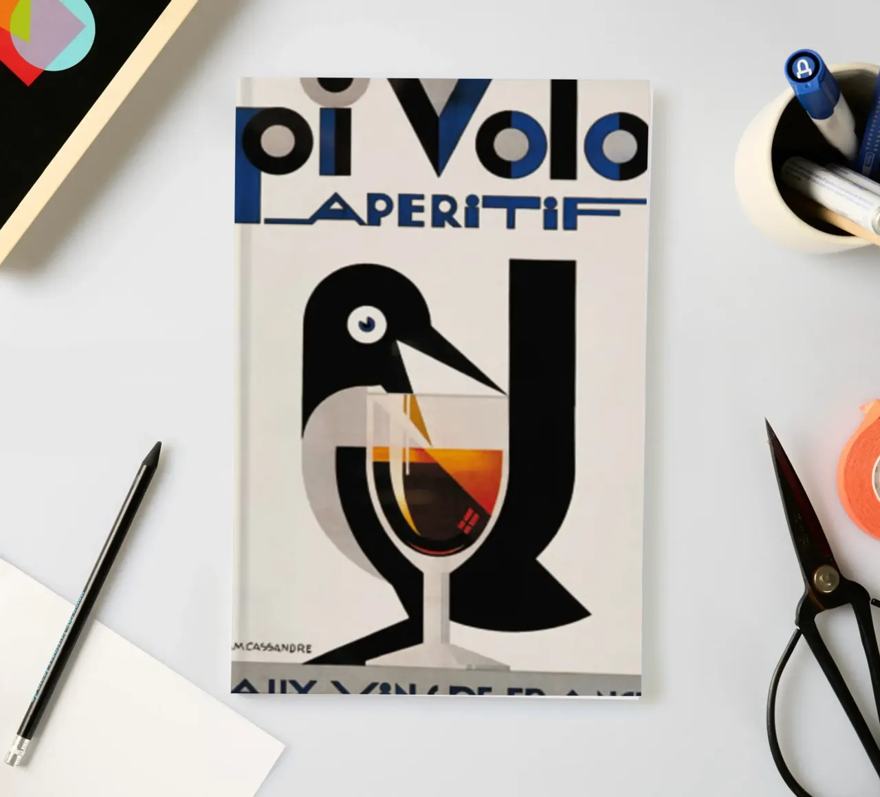 Pivolo Aperitif notebook by Maya Elliott