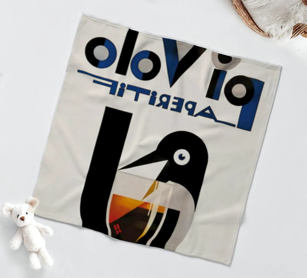 Pivolo Aperitif coperta in pile da Maya Elliott